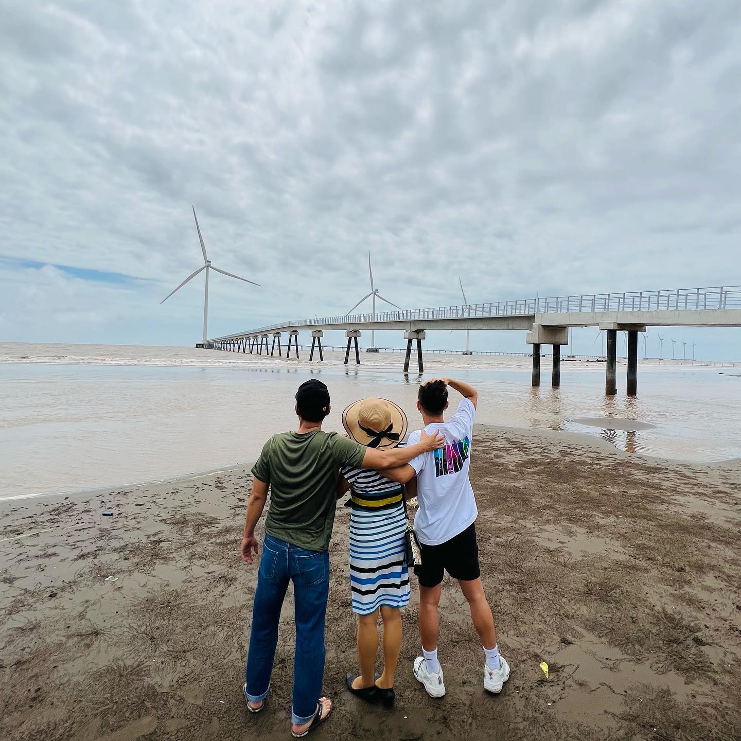 Điện gió Trà Vinh. Ảnh: @phamtranthanhduy