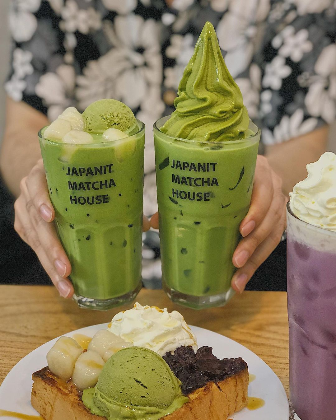 Những món thức uống đẹp mắt ở Japanit. Ảnh: @samlacareview.