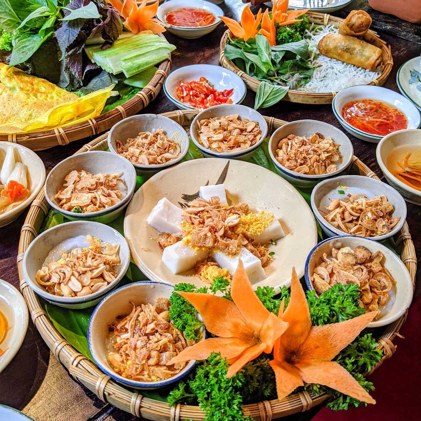 Quán chay này có phục vụ những món ăn Việt thân thuộc. Ảnh: @abab.wang