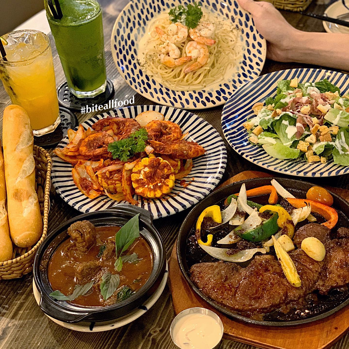 Phần ăn tại Mr.Steak. Ảnh: @biteallfood