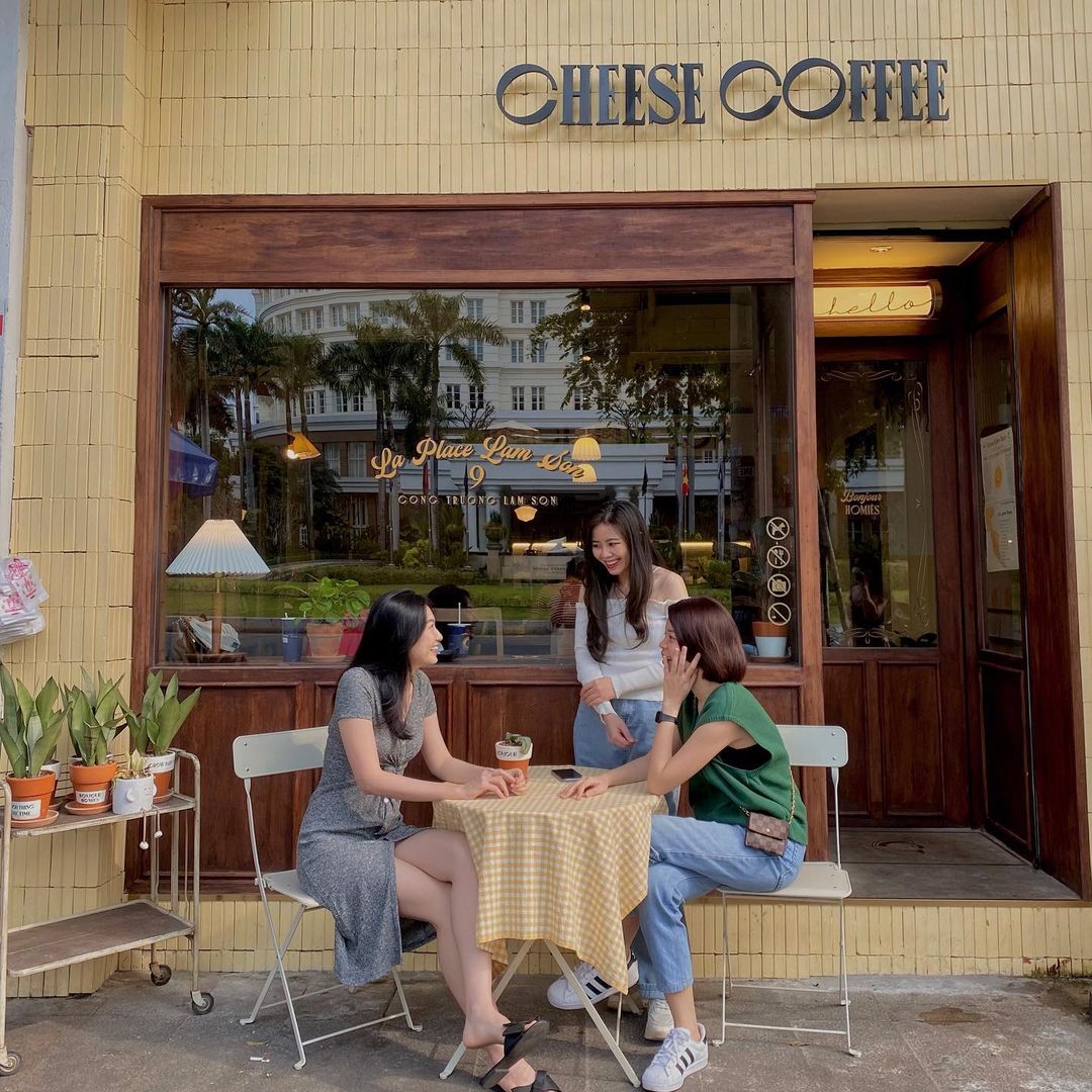 Dù chỉ chiếm một diện tích rất nhỏ nhưng Cheese Coffee vẫn ghi điểm lớn với chi nhánh này. Ảnh: @nhatanh102