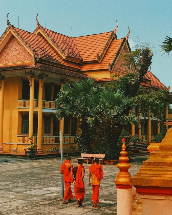 KH'leang là ngôi chùa lâu đời nhất tại Sóc Trăng. Ảnh: @chinhtravelic.