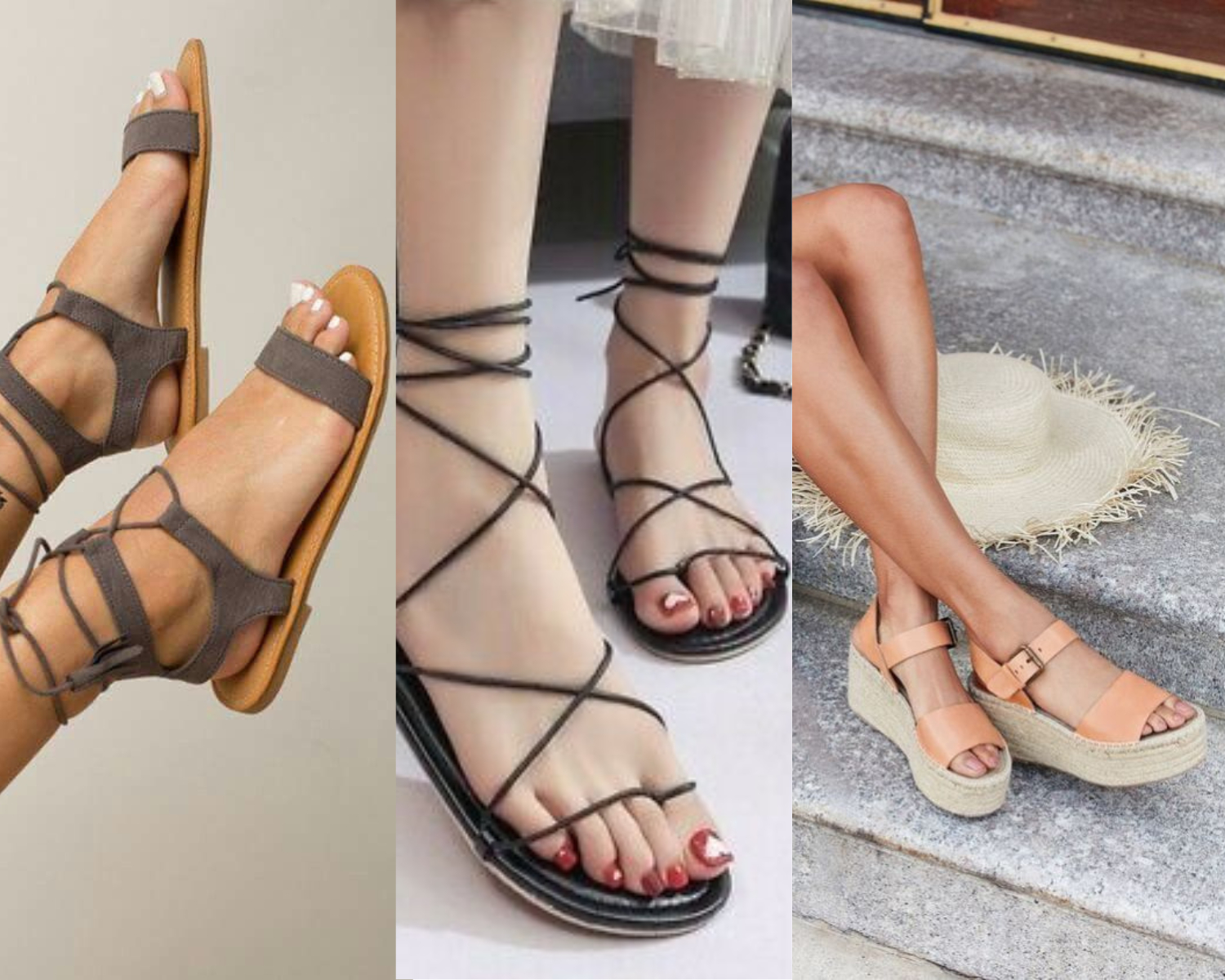 Một đôi sandals sẽ đỡ đau chân và đỡ bí hơn, đặc biệt với những chuyến du lịch biển