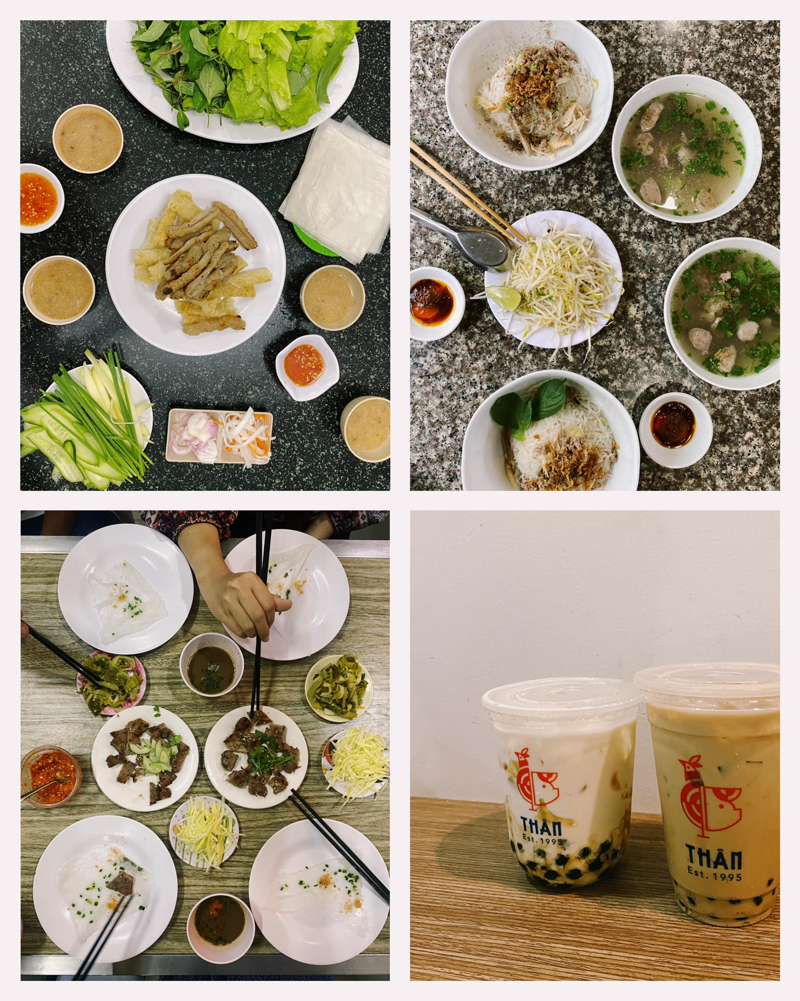 Travel blogger Hà Trúc và loạt món ngon Đắk Lắk. Nguồn: Fanpage Lê Hà Trúc
