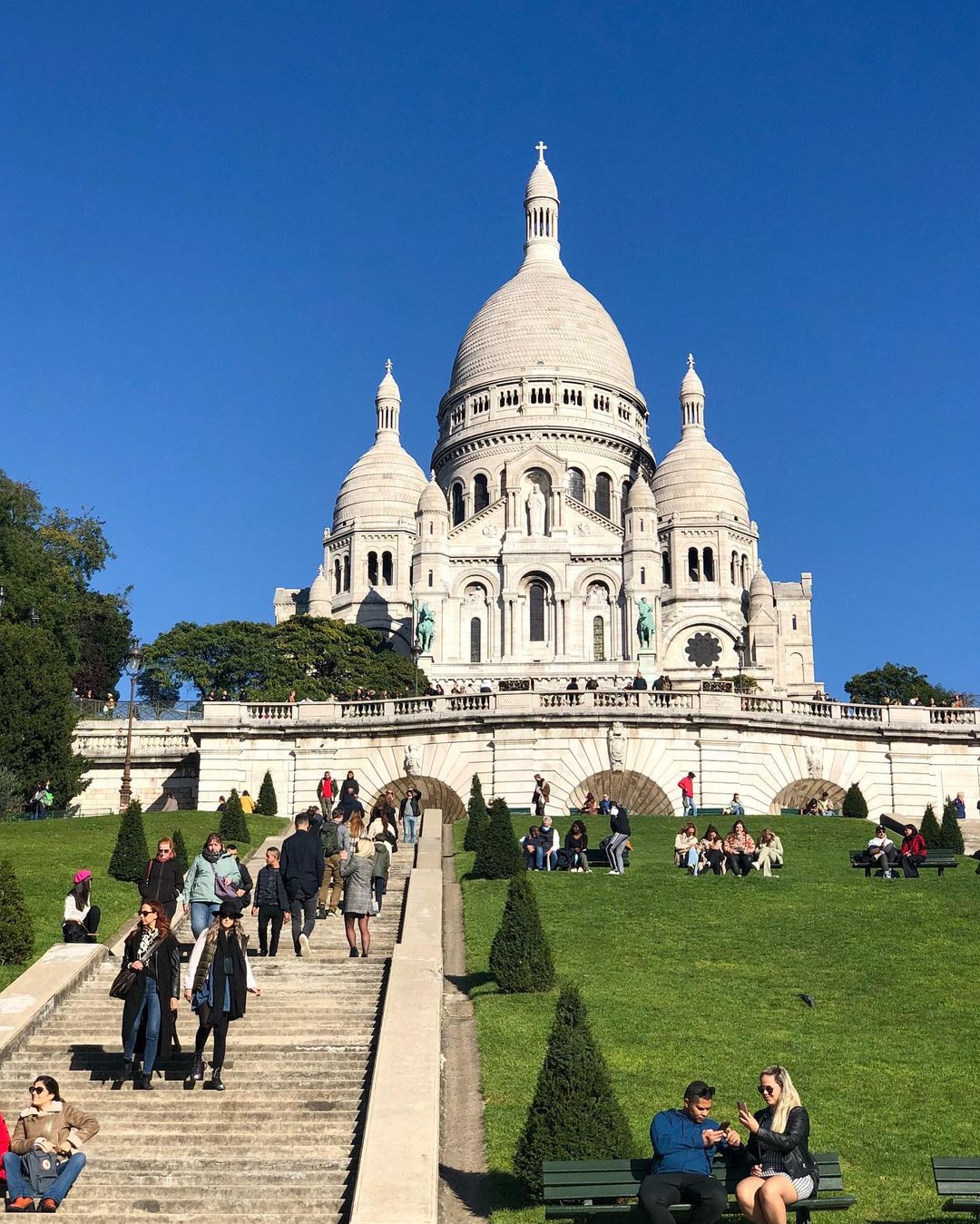 Vương cung thánh đường Sacre Coeur. Ảnh: @saya__trip.fr
