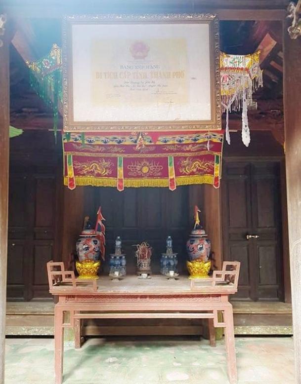 Đền thờ bà được UBND tỉnh Ninh Bình công nhận là di tích cấp tỉnh năm 2007
