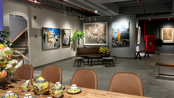 Không gian tại Ngõ Art Gallery.