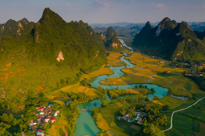 Khung cảnh nên thơ của Cao Bằng mỗi độ thu về