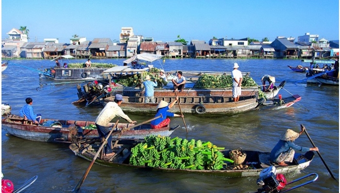 Chợ nổi Cái Răng- điểm đến thú vị