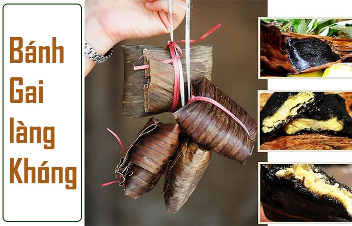 Bánh gai làng Khóng được bầy bán rất nhiều ở các khu chợ hay cửa hàng đặc sản Hà Tĩnh. Mua về làm quà để bạn bè và người thân có cơ hội được thưởng thức món đặc sản dân dã này nhé!