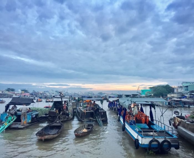 Chợ mở từ rất sớm