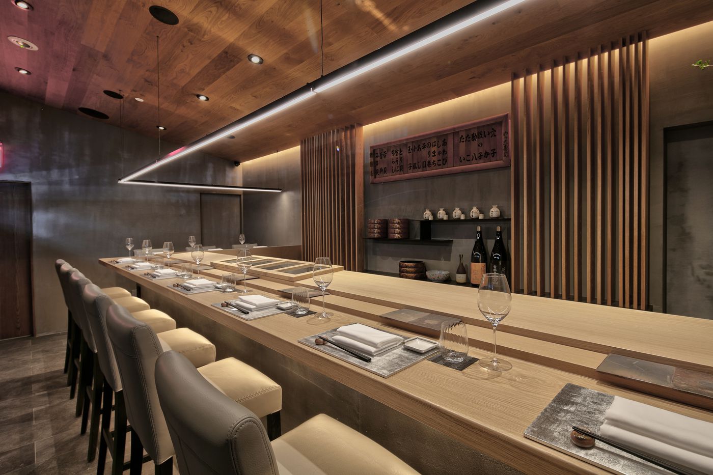 Không gian sang trọng tại nhà hàng sushi này Ảnh: Time Out