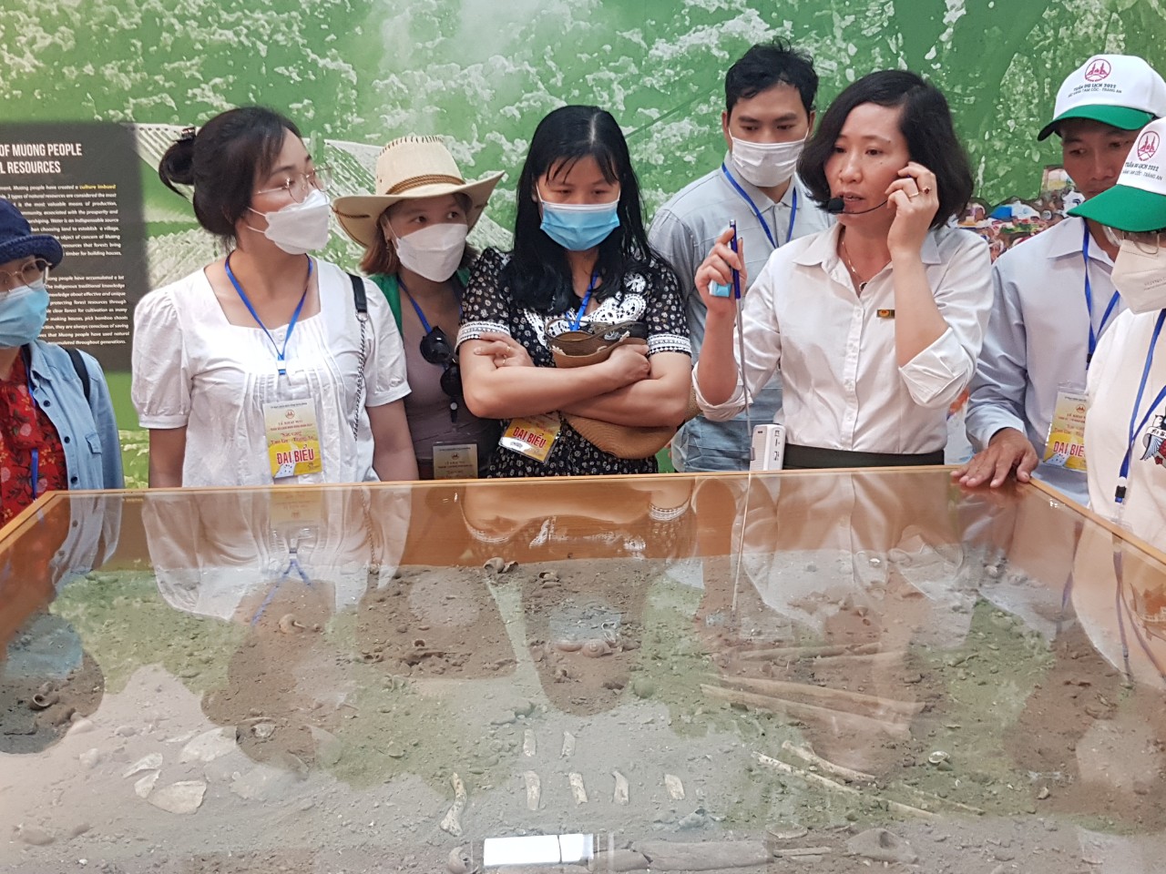 Đoàn khảo sát tại Bảo tàng Vườn Quốc gia Cúc Phương