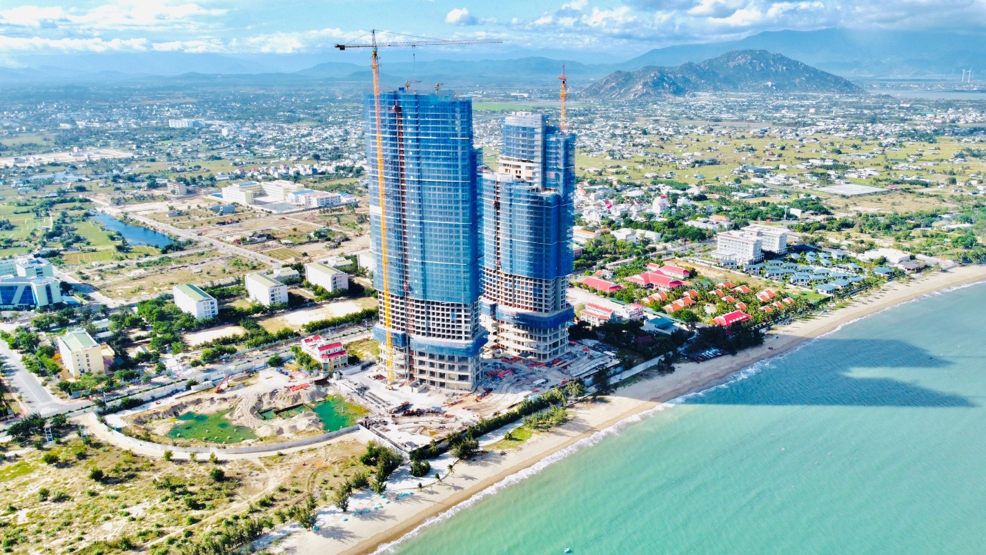 2 tòa tháp của SunBay Park Hotel & Resort Phan Rang tại Ninh Thuận dự kiến đi vào hoạt động tháng 10.2022