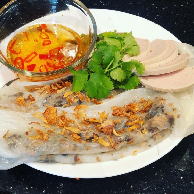 Nước chấm bánh cuốn Hà Nội rất đẹp mắt và đa vị