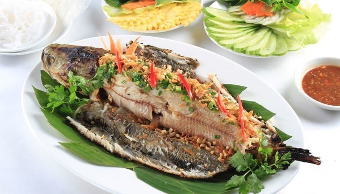 Cá lóc nướng trui
