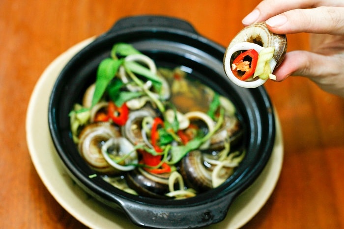 Ốc núi - Đặc sản Ninh Bình