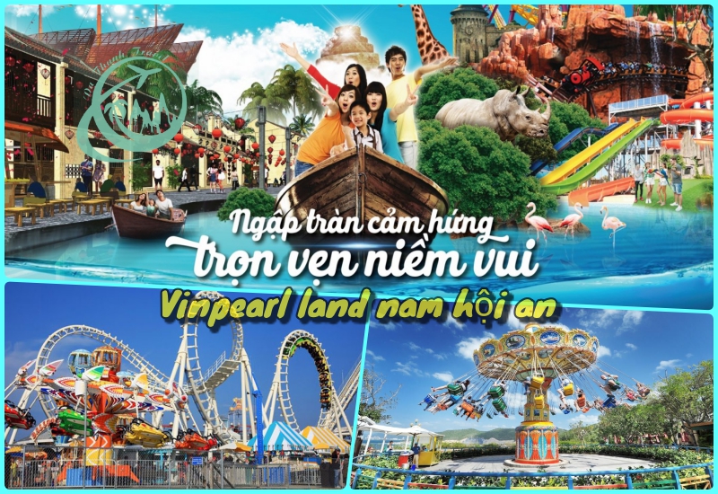 Bạn sẽ được đắm chìm vào xứ sở diệu kỳ của vô vàng trò vui chơi giải trí, sự trải nghiệm về văn hóa và môi trường thiên nhiên của các động vật hoang dã tại Vinpearl Nam Hội An