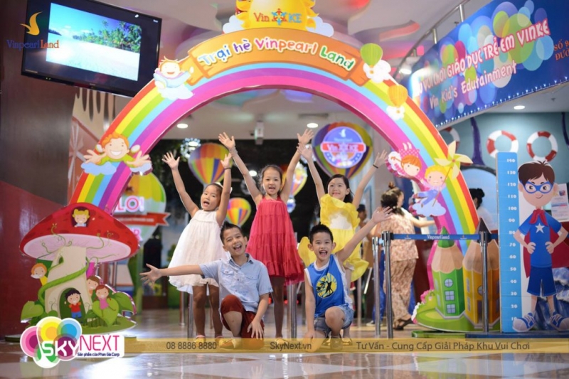 Tại đây trang bị đa dạng các trò chơi phù hợp với sở thích và nhiều lứa tuổi khác nhau mong bé được thỏa sức vui đùa, thực hiện ước mơ nghề nghiệp tương lai của mình