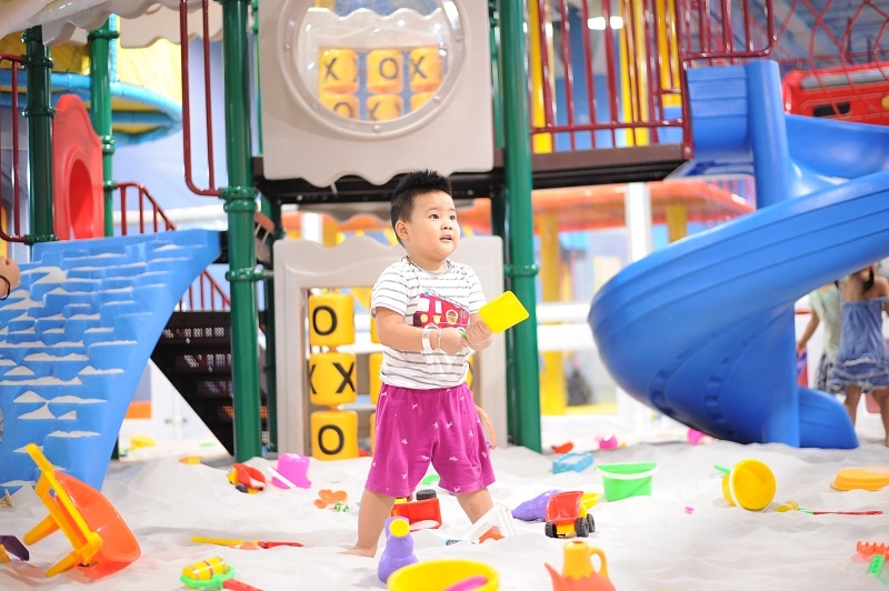 Có hẵn 3 khu riêng biệt dành cho các bé và cả bậc phụ huynh có những phút giây thư giãn thoải mái nhất vào những dịp lễ, cuối tuần