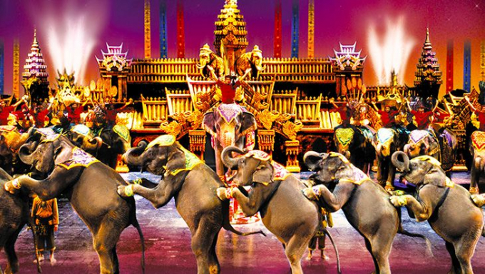 Fanta Sea show: Là show diễn với những điệu múa cổ truyền và màn biểu diễn có sự góp mặt cả của những chú voi – biểu tượng của Thái Lan...tất cả diễn ra đều rất rất Thái Lan với quy mô không hề nhỏ