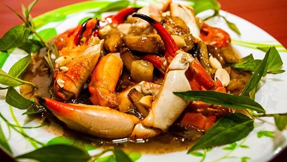 Món cua rang me một trong những món ngon hấp dẫn từ cua