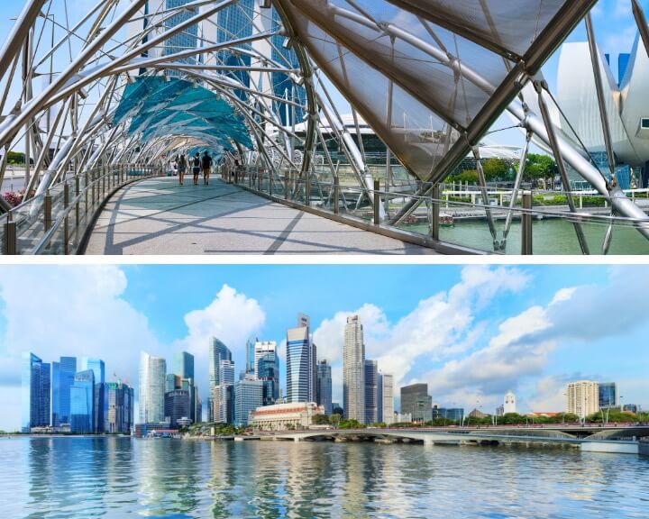 Cầu Helix dài 280m là bạn phải đên khi đi du lịch ở Singapore