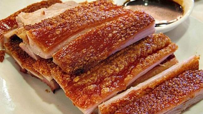 Thịt lợn thả rong nướng
