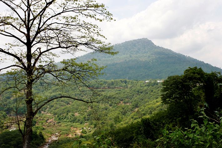 Khung cảnh thanh bình và nên thơ ở núi Bà Rá