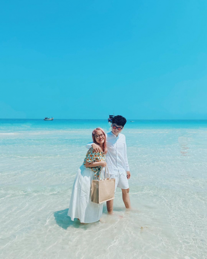 Bãi biển đẹp ngất ngây ở Nam Du. Ảnh: @daniel.thewanderer