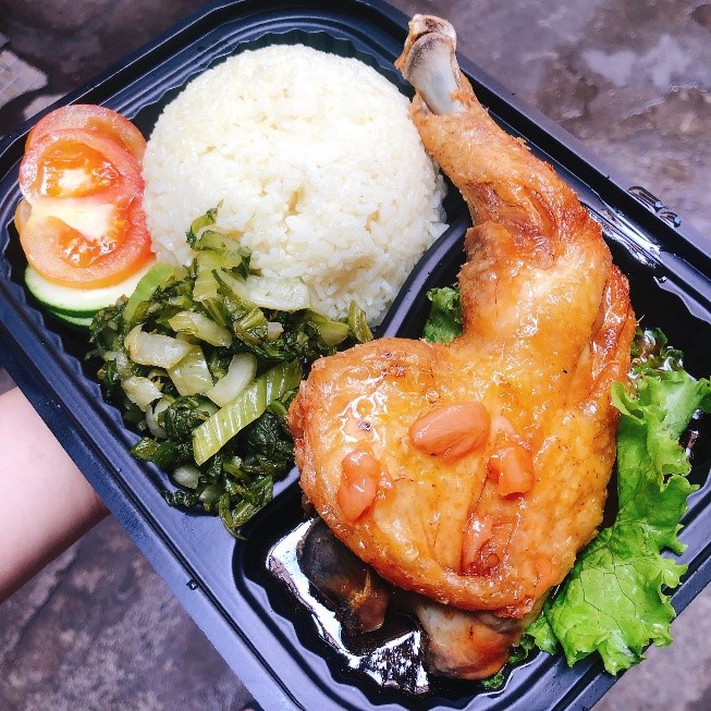 Cơm gà. Ảnh: Thảo Quỳnh
