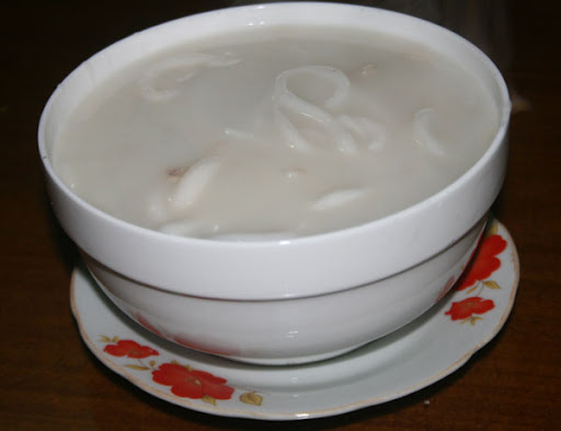 Món cháo ăn bằng đũa