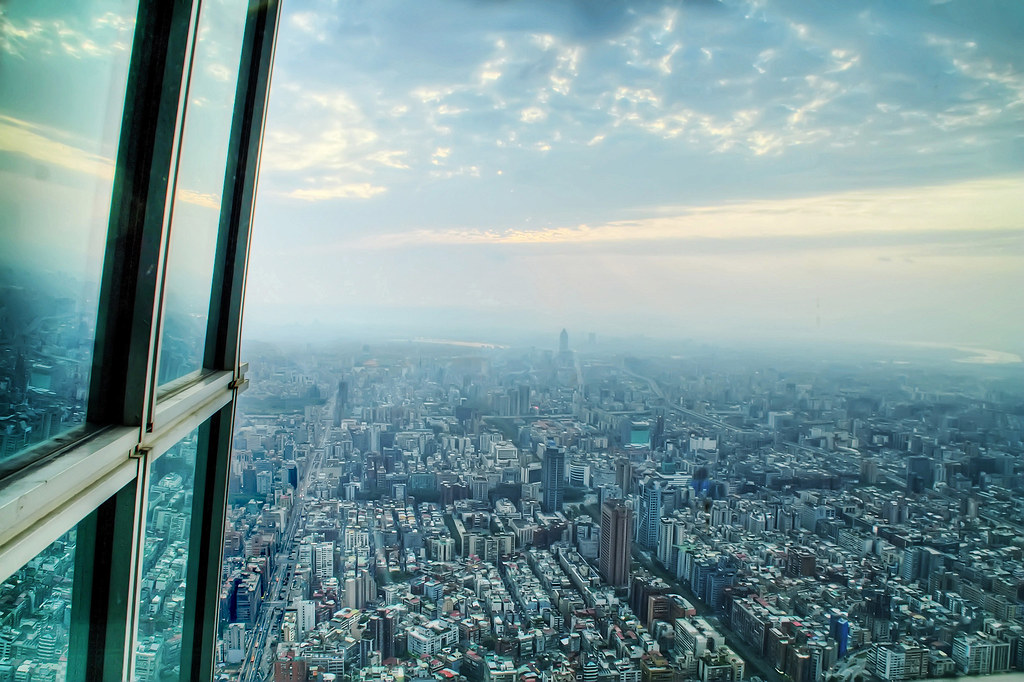 Cảnh Đài Bắc từ tòa Taipei 101
