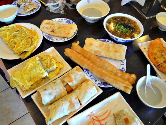 Bữa sáng kiểu Đài Loan