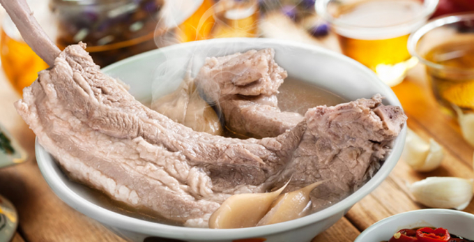 Trà sườn heo.