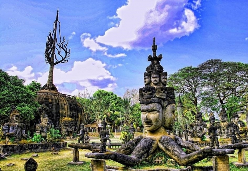 Du lịch Viêng Chăn - Lào: Ngạc nhiên với đại đa số người Lào theo đạo Phật