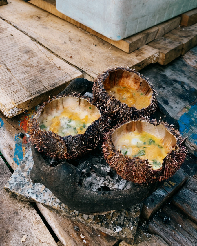 Nhum nướng khá to và tươi