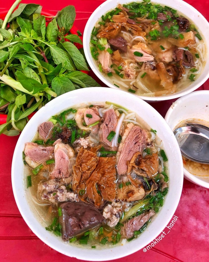 Bún ngan Nhàn ngõ 11 Trung Yên trứ danh đây. Ảnh: @mokhoet_hanoi.