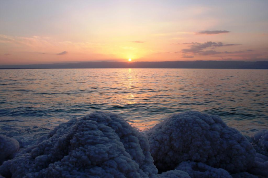 Sự hình thành muối ở Biển Chết