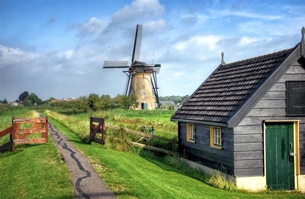 Cối xay gió ở Kinderdijk