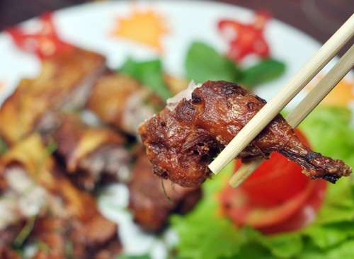 Chuột dừa có thể dùng để hấp hoặc nướng