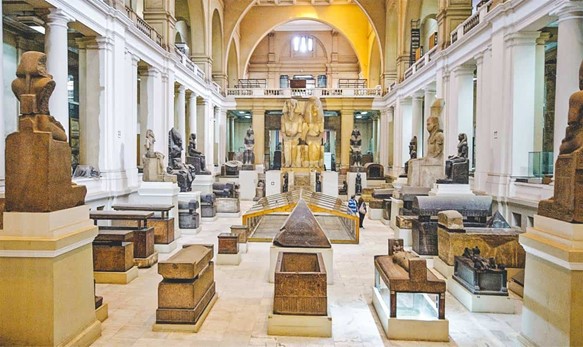 Bảo tàng Ai Cập ở Cairo là nơi lưu giữ khoảng 120.000 hiện vật của Ai Cập cổ đại