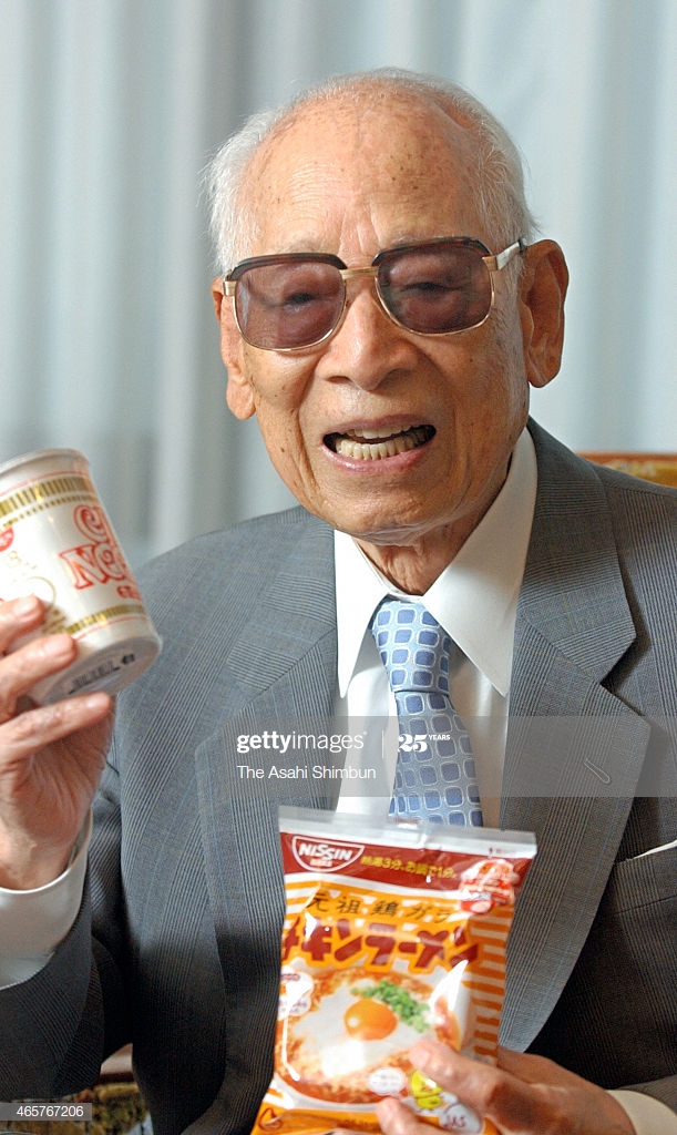 Momofuku Ando - cha đẻ của mỳ ăn liền hiện đại. Ảnh: Getty
