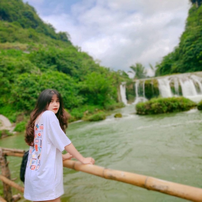 Vẻ đẹp trong lành, xanh mát ở thác Cò Là. Ảnh: @ptuiet