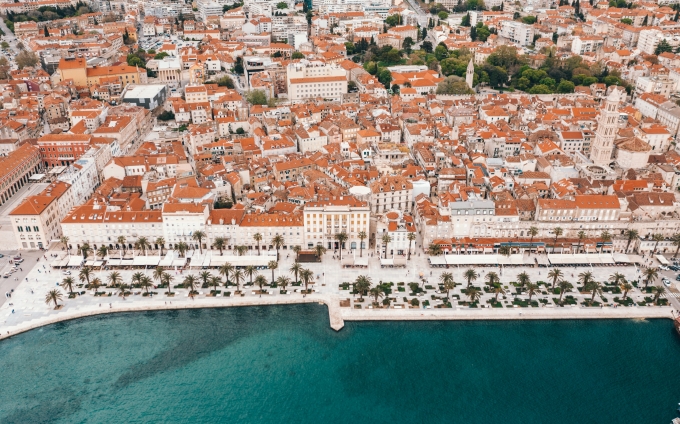 Split là thành phố lớn thứ nhì Croatia và là thành phố lớn nhất vùng Dalmatia Ảnh: Spencer Davis