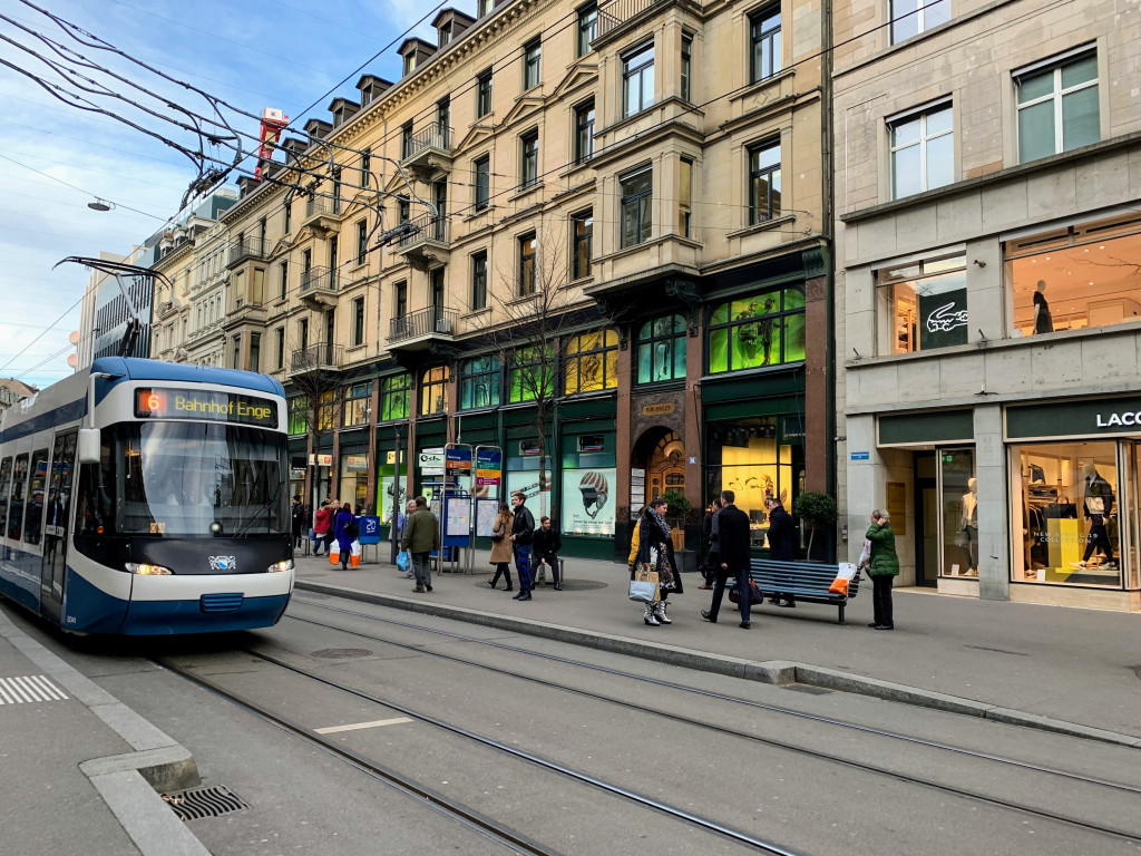 Mua sắm Bahnhofstrasse, Zurich