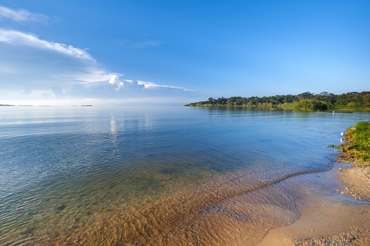 Hồ Victoria ở Uganda