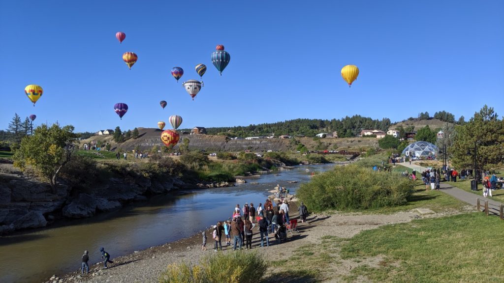 Đi khinh khí cầu trên sông San Juan ở Pagosa Springs