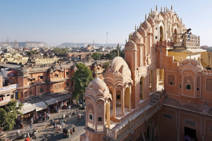 Một góc của thành phố Jaipur. Ảnh: Getty Images