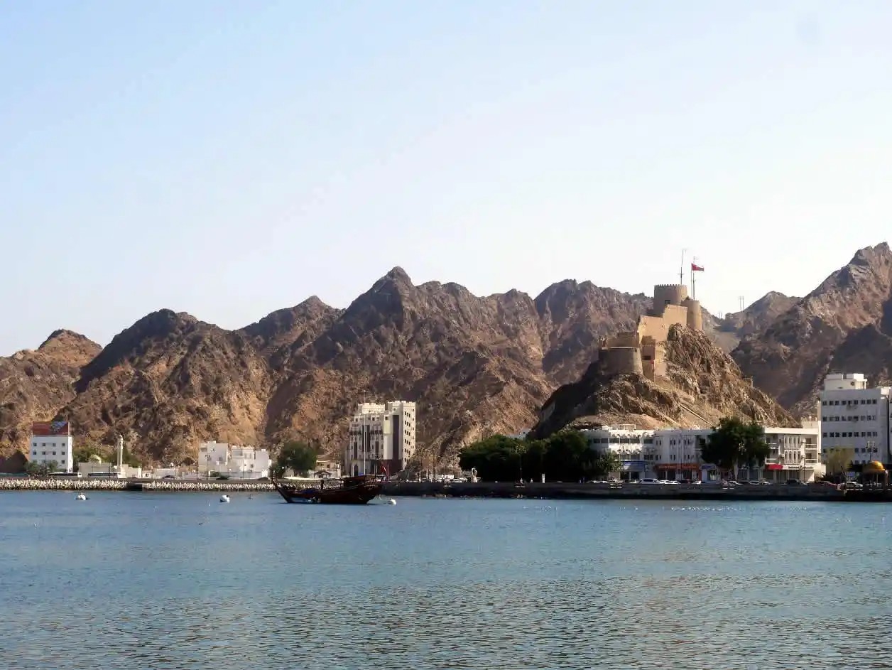 View-at-the-old-fort-in-old-Muscat